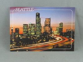 Vintage Postcard - Seattle Interstate 5 Business District View - IAAC Inc - £11.79 GBP