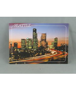 Vintage Postcard - Seattle Interstate 5 Business District View - IAAC Inc - $15.00