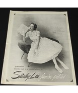 Vintage Print Ad 1955 Shirley Lee Graduation Dresses Seventeen Magazine - €5,89 EUR