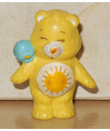 1984 Kenner Care Bears Funshine Bear Mini Pvc Figure Vintage 80&#39;s #1 - $35.35 CAD