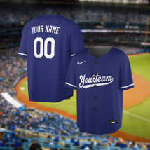 Los Angeles Dodgers Custom Baseball Jersey Personalized Gift for US Baseball Fan - £15.95 GBP - £27.93 GBP