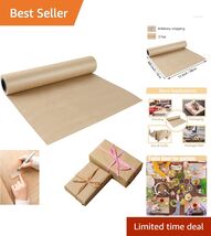 Multi-Use 15" x 394" Kraft Paper Roll - Wrapping, Crafts &amp; Eco-Friendly ... - $17.77