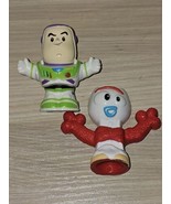 Fisher Price Little People Disney Toy Story Figures Buzz Light Year Fork... - £6.25 GBP