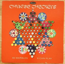 Vintage Whitmans 4717 Chinese Checkers Board Game 1966 Complete With 60 ... - $24.64