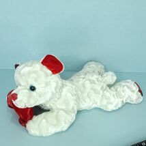 Shalom Valentine White Bear Pearl Necklace Red Heart Plush Stuffed Anima... - $382.69 MXN