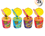 2x Packs New Juicy Drop Gummy Dip &#39;N Stix Chewy Sticks &amp; Sour Gel Candy ... - £9.61 GBP