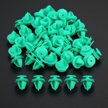 50Pcs Nylon Decorative Clip Green Automobile Interior Car Door Fixed Fastener Fi - £29.08 GBP