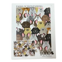 Jigsaw Puzzle Dog Collage 1000 pieces Emma Schonenberg Animal Pet cartoon - £10.95 GBP