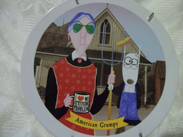 HALLMARK Maxine "American Grumpy" Collectible/Dessert Plate 7 1/2" - $9.49