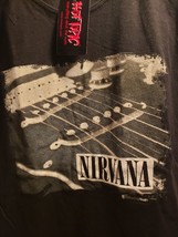 NIRVANA SHORT SLEEVE TSHIRT - GIRLS SMALL - HOT TOPIC - RN #111830 - £14.11 GBP