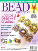 Bead & Button Magazine Feb 2011 Pearl Knotting, Pearls & Crystals, Focal Beads - $7.95