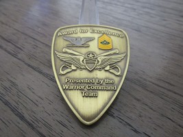 US Army 4th Cavalry Warrior Command Team Challenge Coin #938S - £27.08 GBP