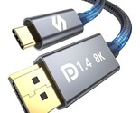 Usb C To Displayport 1.4 Cable [8K@60Hz, 4K@144Hz 120Hz, 2K@240Hz], 5K T... - $33.99