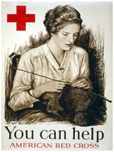 Decoration 18x24 Poster.Interior design.Room art.You can help.Red Cross.7310 - £21.86 GBP