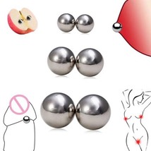 2 Pair Magnetic Nipple Clitoris Labia Clamps  Sex Toy 8mm Medium BDSM Bo... - £14.59 GBP