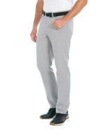Greg Norman Mens Pants Gray 5-Pocket Stretch Shark Logo Elastic Waist Mi... - $44.99
