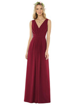 Dessy 8157...Bridesmaid / Formal Dress....Burgundy...Size 0...NWT - £70.67 GBP