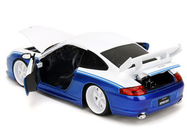 Porsche 911 GT3 RS (996) #845 White and Blue Metallic &quot;Toyo Tires&quot; &quot;Hyper-Spec&quot;  - £34.04 GBP