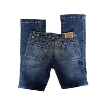 Apple Bottom Jeans Juniors Size 9 Spellout Back Distressed 06-2700 - £23.25 GBP