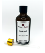 Almond Vanilla Body Oil Handmade Natural Gift for Her Bath Massage Body Oil - $306.53 MXN