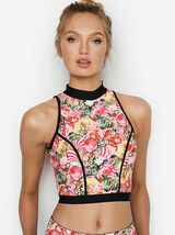 NWT Victoria&#39;s Secret x Mary Katrantzou Floral Sports Bra Crop Top Choos... - €38,63 EUR
