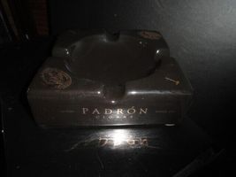 Padron Black Ceramic Ashtray NIB 8.5" x 8.5" x 2.5" NIB image 14
