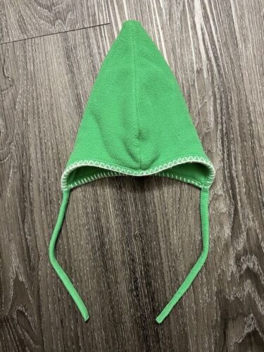 Hanna Andersson Fleece Baby Gnome Hat with Tie Closure, Green - Size XXS (VGUC) - $11.00