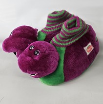 Vintage 1993 Barney Slippers Toddler Kids Size 11 - 12 XL Purple-READ DE... - $219.58 MXN
