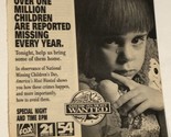 America’s Most Wanted Print Ad Advertisement John Walsh TPA19 - $5.93