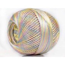 Variegated Pastels - Tulip Size 10 Microfiber Thread - 50 Gram - $14.99