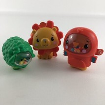 Fisher Price Busy Buddies Baby Toy Lot Rattles Lion Sheep Penguin Animal... - $16.78