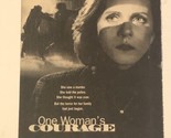 One Woman’s Courage Tv Movie Print Ad Vintage Patty Duke James Farentino... - $5.93