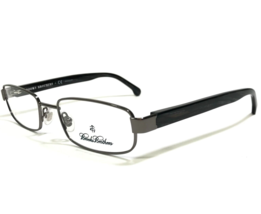 Brooks Brothers Eyeglasses Frames BB1010 1507 Gray Silver Rectangular 52-19-145 - £58.65 GBP
