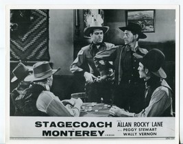 Stagecoach To Monterey-Allan Rocky Lane-8x10-B&amp;W-Still-VG - £16.05 GBP