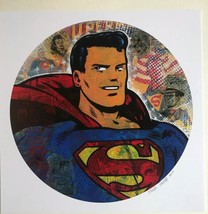 Superman 12x12&quot; signed print By Frank Forte Pop Surrealism DC Comics Neo Pop art - £11.20 GBP