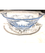 Blue Largo Patt. Handled Bowl 1937-51  Paden City Glass Co. Elegant Depr... - £40.63 GBP