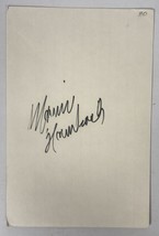 Marvin Hamlisch (d. 2012) Signed Autographed 4x6 Index Card - $20.00