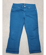 ANA - A NEW APPROACH WOMANS JEANS - DARK TEAL GREEN - SIZE 8 - $26.57 CAD