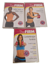 The Firm Workout DVDS Lot Of 3- Cardio Weight- Core Solutions- Tight Buns -New - £13.77 GBP