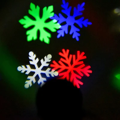 Snowflake Projector light LED outdoor Rotatable Garden Lamp white and RGB Christ - £84.97 GBP
