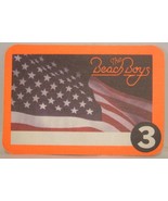 THE BEACH BOYS - VINTAGE ORIGINAL CONCERT TOUR CLOTH BACKSTAGE PASS - $10.00