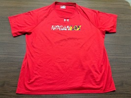 Hogan Lacrosse Men’s Red T-Shirt - Under Armour - 2XL - Hogan Lax - Mary... - $12.99