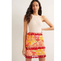 New Anthropologie x Verb Electra Eyelet Floral Mini Skirt Pallavi Singhe... - $71.46 CAD