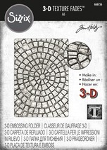 Sizzix 3D Texture Fades Embossing Folder By Tim Holtz Mosaic - $25.62