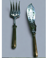 Continental Silver Two Piece Fish Serving Cutlery Set