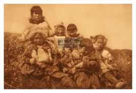 Nunivak Native American Children By Edward S. Curtis 1907 4X6 Photo - £6.35 GBP
