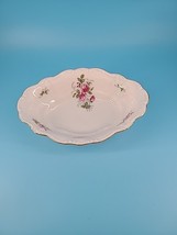 Johann Haviland Bavaria Pink Rose w/Gold Trim Oval Vegetable Serving Bowl - $19.95