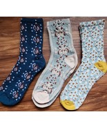 Three (3) Pair ~ Textured ~ Geometric Pattern ~ Multicolored ~ Ankle/Cre... - $42.10 CAD
