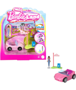 Mini land Toy Vehicle Playset with 1.5-Inch Doll &amp; Convertible Car with ... - €9,26 EUR