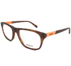 Guess Eyeglasses Frames GU1866 052 Brown Tortoise Orange Square 53-18-145 - £32.98 GBP